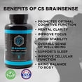 thumbnail image 6 of BrainSense Mood Stabilizer & Brain Supplement for Brain Fog - Enhance Mood, Clarity & Memory by CommonSenseWW, 120 Capsules, 6 of 7