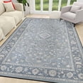 thumbnail image 6 of 5x7 Washable Area Rug Non-Slip Low Profile Vintage Distressed Oriental Rug for Living Room, Bedroom, Dining Room, Office, 6 of 13