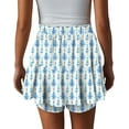 thumbnail image 4 of KISSMODA Flowy Shorts for Women Chiffon Ruffle Skorts Mini Skirts for Teen Girls, 4 of 5