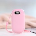 thumbnail image 1 of 1 Pcs Mini Hand Warmer USB Power Bank, Two-In-One Double-Sided Heating Portable Digital, For Outdoor, Golf, Winter Gift, 1 of 9
