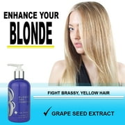 B. The Product Hair Colorist Recommended Powerful Purple Toning Hair Conditioner Purple For Blonde Hair