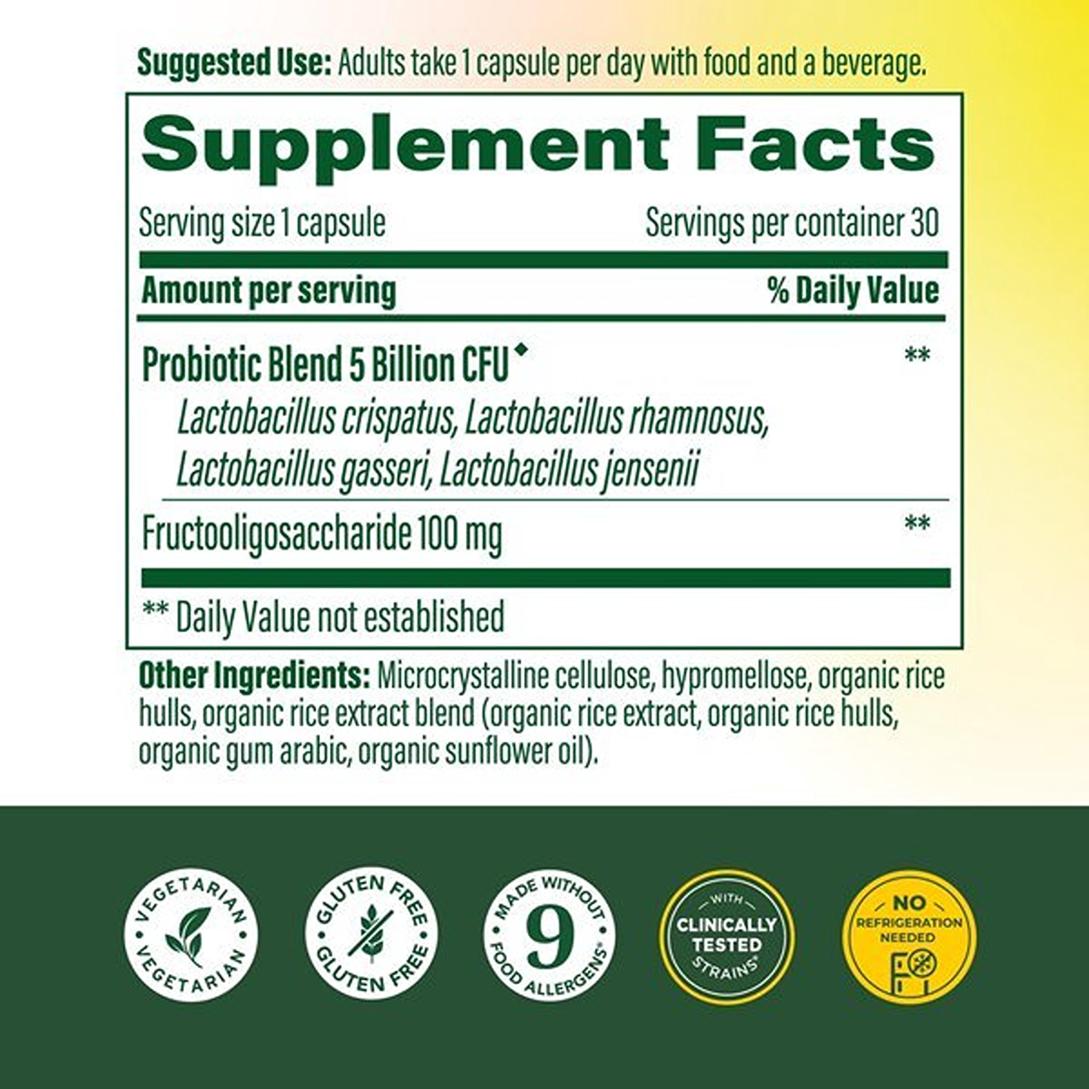MegaFood Women's Probiotic + Prebiotic - Digestive Health & Regularity - 30 Servings