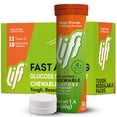 thumbnail image 1 of Tabletas energéticas masticables que elevan la glucosa de color naranja, 10 tabletas x 12, 1 of 9