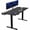 Black/Black, variant on VIVO Electric 60" x 30" Desk, Full Pad, Black Hidden Cable Tabletop, Black Frame