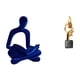 thumbnail image 1 of Figura de pensador abstracto, estatua de arte abstracto, escultura de resina moderna, colección creativa decorativa, artesanía, adorno artístico de re, 1 of 8