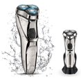 thumbnail image 1 of WELIRY Rasoir Électrique pour Hommes Rasoir Électrique Hommes pour Rasage avec Tondeuse Escamotable Rasoirs Rotatifs Électriques pour Hommes Humide & Sec Sans Fil Étanche Rechargeable USB, 1 of 7