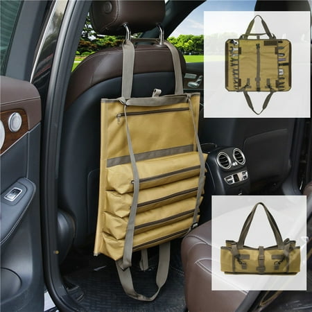 

Poseidon Travel Bag Multi-pocket Dustproof 600D Oxford Cloth Hanging Interior Car Tool Bag for Travel
