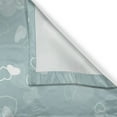 thumbnail image 3 of Ambesonne Seafoam Kitchen Curtains, Romantic Hearts Theme, 55"x39", Pale Blue Seafoam, 3 of 3