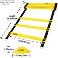 POWER GUIDANCE Agility Ladder (20 Feet) with Cones for Speed Agility