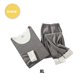 thumbnail image 2 of Qarigey Conjunto de ropa interior térmica de doble cara de lana sin costuras de cintura alta traje de lencería Unisex ropa de invierno ligera de felpa Prendas para la parte del cuerpo gris 3 Qarigey AP013400-21, 2 of 6