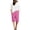 Hot Pink, variant on Women's Straight-Leg Shorts High Waist Drawstring With Pockets Bottoms Solid Color Minimalist Holiday Trousers