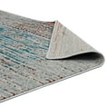 thumbnail image 5 of Modway Hesper  Distressed Contemporary Floral Lattice 5x8 Area Rug in Teal, Beige and Brown, 5 of 8