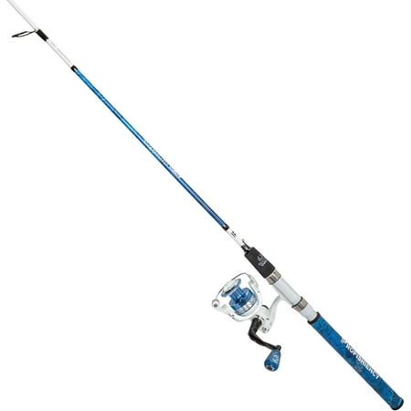 ProFISHiency 6FT 8IN Realtree Wave Spinning Rod and Reel Combo - IM7 Graphite Fishing Pole Soft Padded Grips 5.2.1. Gear Ratio Spinning Reel