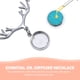 thumbnail image 4 of Collar de difusor de aromaterapia Ciervos de ciervos Lotus Collar Perfume Locket Choker, 4 of 6