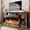 Gray-70in, variant on Easoger 36 Inch Fireplace TV Stand for TVs up to 80", LED Light Entertainment Center with 3-Sided Glass Fireplace, TV Console, White