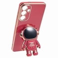 thumbnail image 3 of For Samsung Galaxy A16 5G A16 4G Case Electroplating Soft TPU Phone Cover Astronaut Hidden Kickstand, 3 of 5