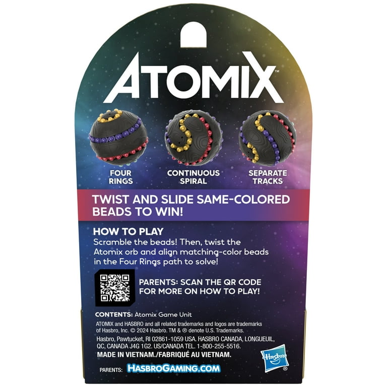 Atomix, Brainteaser Puzzle Sphere with Beads for 1 Player