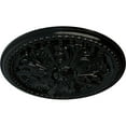 thumbnail image 3 of Ekena Millwork 16 7/8"OD x 1 1/2"P Swindon Ceiling Medallion (Fits Canopies up to 2 7/8"), Hand-Painted Black Pearl, 3 of 6