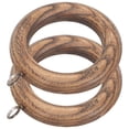 thumbnail image 1 of Greenadscape 2Pcs Coffee Colored Roman Curtain Rings for Sliding Curtains Contemporary Style, 1 of 5