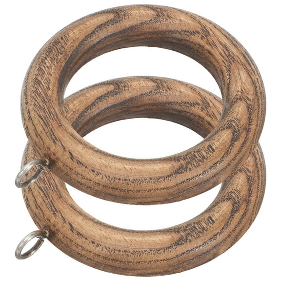 PAMINGONO 2Pcs Wooden Curtain Rings Decor for and Party Decorations