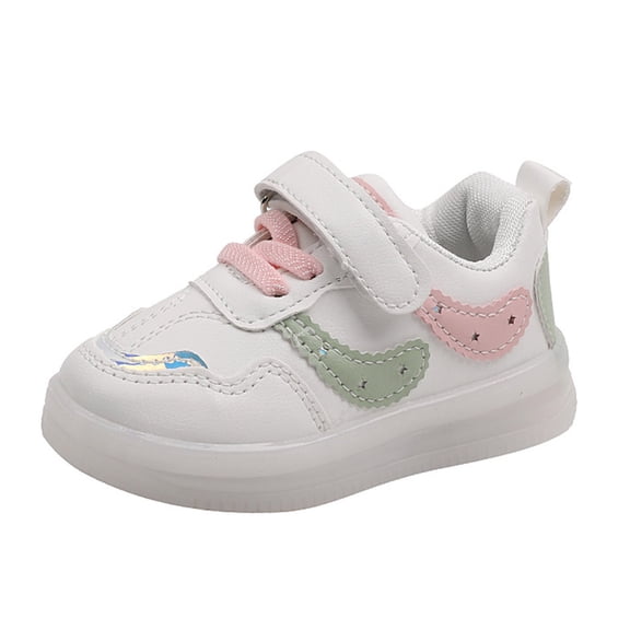 Zshosam Girls Tennis Shoes Baby Shoes Girls Walking Shoes Infant Sneakers Shoes Lightweight Non-Slip Shoes Size 6,(Red Toddler 6)