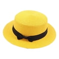 thumbnail image 1 of WEIYLL Chapeau de Soleil pour Femmes Robe de Douche Pare-Soleil Mariage Grand Fleur Protection Solaire Plage Haut Plat Rétro, 1 of 3