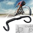 thumbnail image 1 of Manillar de bicicleta de carretera shamjiam Ligero 31,8 mm Barra de caída En blanco 318x440 mm, 1 of 9