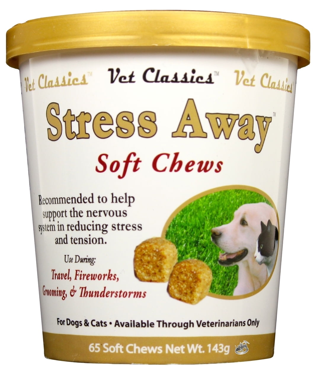 Stress Away Soft Chews for Dogs & Cats (65 count)