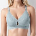 thumbnail image 2 of Women‘s Bra Wireless Maternity Seamless Front Buckle Breastfeeding Bra With Pads, 2 of 4