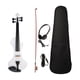thumbnail image 2 of Sintonizador de Caja de Violín Eléctrico 4/4, Instrumentos de Cuerda de Tamaño Completo, Conjunto de Violín Eléctrico Acústico, Práctica de Rendimient blanco Gloria violín eléctrico, 2 of 9