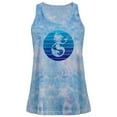 thumbnail image 1 of Mermaid Retro Ocean Blues Juniors Tie Dye Tank Top Multi MD, 1 of 1