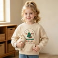 thumbnail image 4 of Gubotare Infant And Toddler Sweatshirts Toddler Boys Girl Sweatshirts Kids Long Sleeve Sweat Shirt Tops 4T 5T (Beige,4-5 Years), 4 of 7
