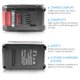 thumbnail image 5 of Batería de Reemplazo de 18V 6.0Ah Li-Ion Compatible con Einhell 18V Power X-Change Inalámbrica Power Tools 4511496 4511437, 5 of 8