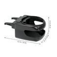 thumbnail image 2 of UPOUART 3Pcs Adjustable Cup Holder for Car Black Universal Fit with Water Drink Rack Function, 2 of 6