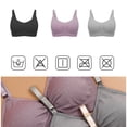 thumbnail image 2 of High Quality Plus Size Nursing Bra Breathable Women Breastfeeding Underwear Seamless Maternity Bra Push Up, 2 of 4