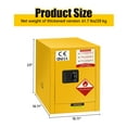 thumbnail image 4 of Chemical Storage Cabinet, 18.11"x 18.11"x 23", Anti-Static Grounding, Fireproof Cabinet, Safety Storage Unit, Lab, Shipyard, Factory​​, 4 of 7