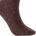 thumbnail image 3 of Lian LifeStyle Big Girl's 6 Pair's Exceptional High Crew Wool Socks Non Slip, Cozy and Cool HR1412 Size 6-9 (Brown), 3 of 4