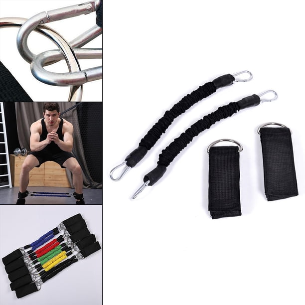 de resistencia para piernas con correas de tobillo Entrenamiento de resistencia Entrenamiento de entrenamiento de yoga negro shamjiam banda de resistencia para piernas