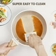 thumbnail image 4 of MICHELANGELO Sauce Pan with Lid, Nonstick Saucepans 1.5QT&2QT&3QT, Granite Sauce Pan 3 Piece, Stone Saucepan Set, Small Pot with Lid, Nonstick Sauce Pot Set, 4 of 7