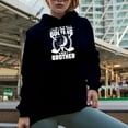 thumbnail image 2 of The Only Thing I Love More Than Golfing Is Being a Brother Quote, Golf Player, Golfing or Golfer Themed Merch Gift, Navy Blue Hooded Sweatshirt or Hoodie, Medium, 2 of 5