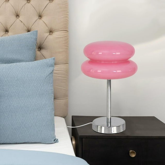 Tarta de Huevo Medieval Lámpara de INS Atmósfera Lámpara Decorativa Estudio de Moda Moderno Luces Nocturnas 3 Colores Que Cambian para Office Ni rosado Salvador lámpara de noche