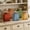 Blue 3, variant on Snmubt 700ml Blue Colored Glass Storage Jar with Airtight Lid, High Borosilicate Kitchen Canister for Coffee Tea Snacks Beans Countertop, Blue Set