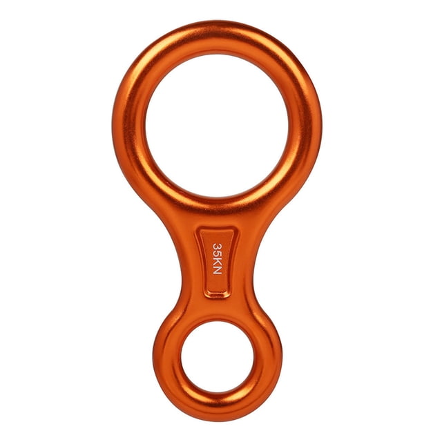 Descensor de Figura de rescate Jadeshay Figura 8 Anillos de escalada de 35 KN aluminio