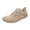 Khaki, variant on Barefoot Shoes Women Men Wide Toe Box Sneakers Mesh Lace up Running Hiking Shoes Lightweight Workout Gym Footwear White Size 5.5