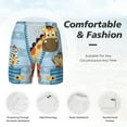 thumbnail image 5 of Balery Giraffe Come Out From Zipper Mens Swim Trunks Swim Shorts for Men Quick Dry Inseam Beach Shorts with Compression Liner Pocket-Medium, 5 of 9