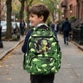 thumbnail image 4 of Jeiento Dinosaur School Backpack for Girls 6-8 Bookbags for Students Primary School 17 Inch Large Capacity Knapsack Daypack Backpacks with Zipper Closure, Green, 4 of 7