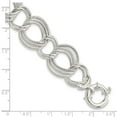 thumbnail image 3 of Auriga 925 Sterling Silver Polished Fancy Link Bracelet 8inch for Women, 3 of 6