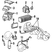 Genuine OE Mercedes-Benz Control Module - 129-545-27-32