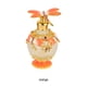 thumbnail image 4 of Minnieouse Botella de perfume decorativa fácil de limpiar hecha con aleación de zinc y vidrio de amplia aplicación recargable Protección de la piel naranja, 4 of 6