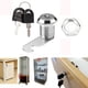thumbnail image 3 of Scienceny Cerradura de puerta portátil con 2 llaves, segura y conveniente para manijas de puerta de casa, casillero de puertas interiores Herramientas y ferretería 10 piezas 20mm, 3 of 6